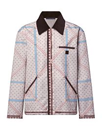 Louis Vuitton Women's Trunk Print Jacket Pink