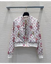 Louis Vuitton Women's Women's Printed Jacket White