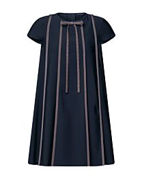 Louis Vuitton Women's Monogram Accent Trapeze Dress