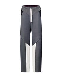 Louis Vuitton Women's Color-Blocked Wool Jogging Pants Gray
