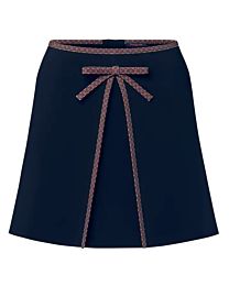 Louis Vuitton Women's Monogram Bow Mini Skirt Black