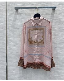 Louis Vuitton Women's Printed Shirt Pink