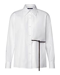 Louis Vuitton Women's Monogram Tie Shirt White