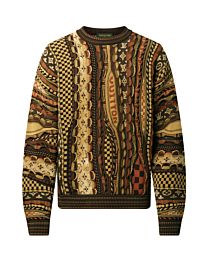 Louis Vuitton Women's Long-Sleeved Crew Neck Top Coffee