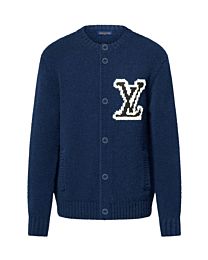 Louis Vuitton Women's Thick-Fitting Inlaid Logo Cardiganthick-Fitting Inlaid Logo Cardigan