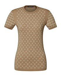 Louis Vuitton Women's Monogram Honeycomb Knit Top
