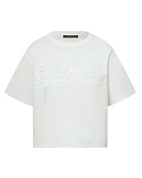 Louis Vuitton Women's Ribbon Signature Crop White