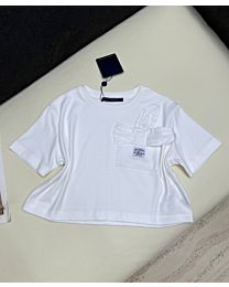 Louis Vuitton Women's Signature Patch T-shirt White