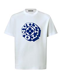 Louis Vuitton Women's Printed Logo T-Shirt White