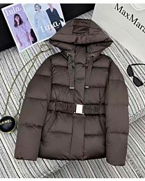 Max Mara Women's Waist-Cinching Down Jacket