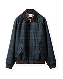 Miu Miu Women's Plaid Twill Belted Coat Green