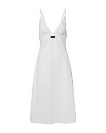 Miu Miu Women's Cady Eyelet Lace Dress White