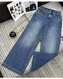 Miu Miu Women's Wide-Leg Pants Blue