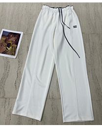 Miu Miu Women's Drawstring Sweatpants White