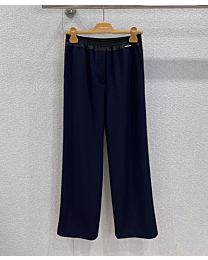 Miu Miu Traight-Leg Trousers Dark Blue