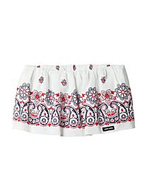Miumiu Women's Slubbed Poplin Culottes Red
