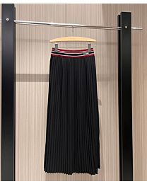 Miu Miu Women's Wool Gabardine Skinny Pencil Skirt Black