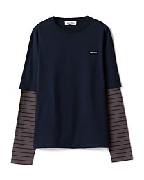 Miu Miu Long Sleeve Jersey T-Shirt Black