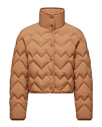 Moncler Women's Senevee Heart-Quilted Short Down Jacket