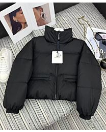 Moncler Women's 25FW Vissec Short Down Padded Jacket Black