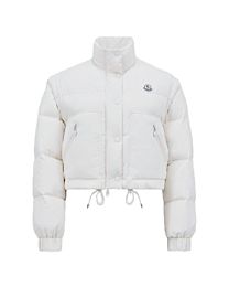 Moncler Women's Selle -in- Cropped Down Jacket 
