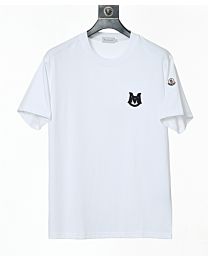Moncler Men's Monogram Crew Neck Short Sleeve T-shirt