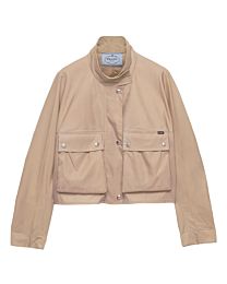 Prada Women's Washed Re-Nylon Jacket Apricot