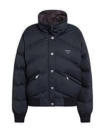 Prada Women's Women'sCotton And Silk Down Jacket Black