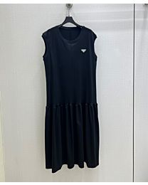 Prada Women's Sleeveless Dress Black