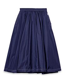 Prada Women's Light Re-Nylon Full Skirt Dark Blue