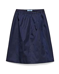 Prada Women's Re-Nylon Skirt Dark Blue