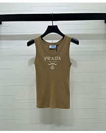 Prada Women's Intarsia Rib-Knit Vest