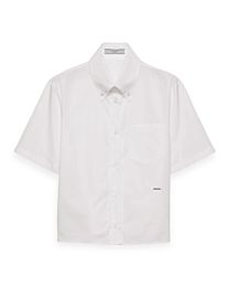 Prada Women's Patch-Pocket Shirt White