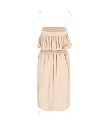 Saint Laurent Women's Saint Laurent Women's Silk Ballon Midi Dress