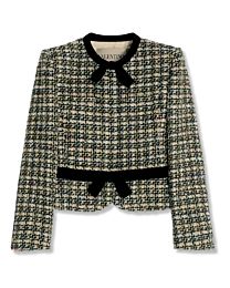 Valentino Women's Garavani Tweed Jacket Black