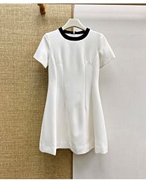 Valentino Women's Garavani Wool And Silk Minidress White