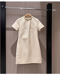 Valentino Women's Lettering Jacquard Dress 