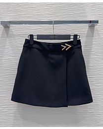 Valentino Women's Wool-Silk Blend Mini Skirt Black