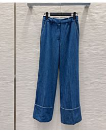 Valentino Women's Cotton Jeans Blue