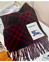 Burberry Plaid Cashmere Scarf