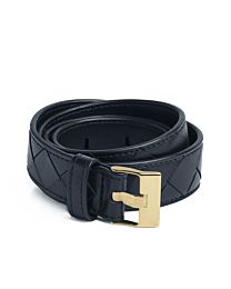 Bottega Veneta Watch Belt Black