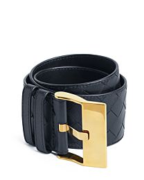 Bottega Veneta Watch Large Belt Black