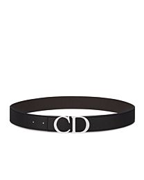 Christian Dior Reversible Belt Strap Black