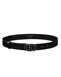 Christian Dior 30 Montaigne Belt Black