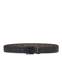 Fendi Leather And Fabric Belt 