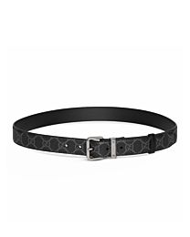 Gucci GG Emblem Belt With Square Buckle Black
