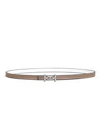 Hermes Ancre Belt Buckle & Reversible Leather Strap 13 MM Gray