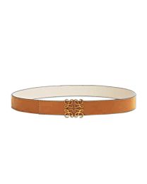 Loewe Reversible Anagram Belt In Smooth Calfskin