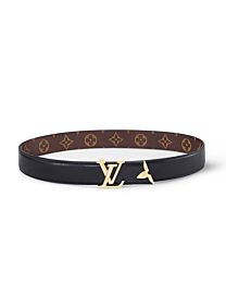 Louis Vuitton Pretty Lv 30mm Reversible Belt Black