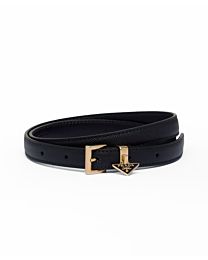 Prada Saffiano Leather Belt Black